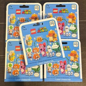 NEW Lego Super Mario Mystery Character Pack (Lot of 5) 71423